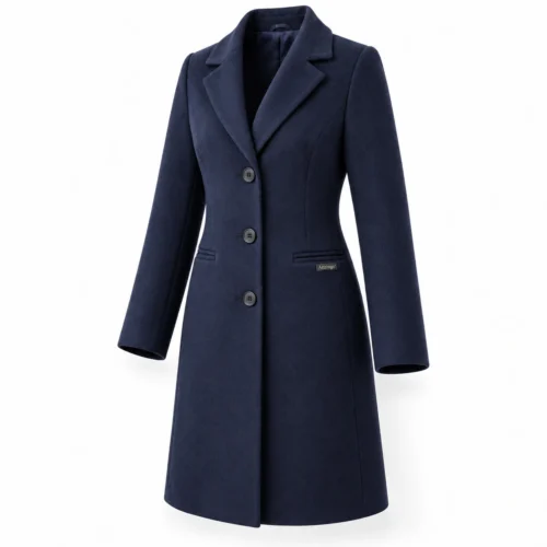 Attirings Women's Regular Fit Wool Blend Coat, angle view - AI sample