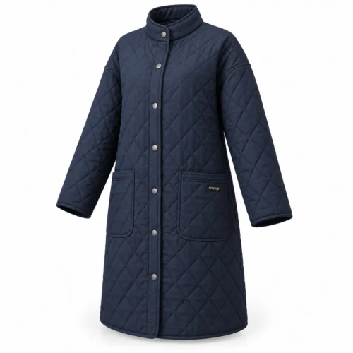 Attirings Women's Relaxed Fit Quilted Coat, angle view - AI sample