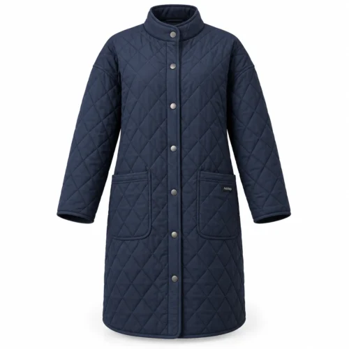 Attirings Women's Relaxed Fit Quilted Coat, front view - AI sample