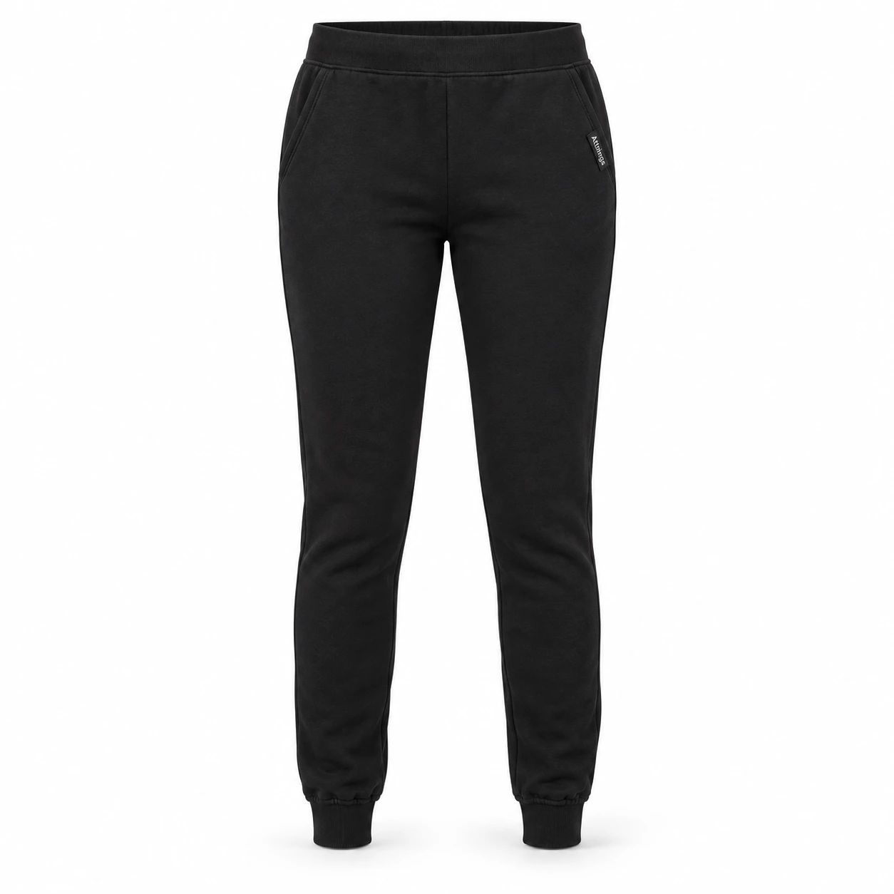 Attirings Women's Slim Fit Elastic Cuff Joggers, front view - AI sample