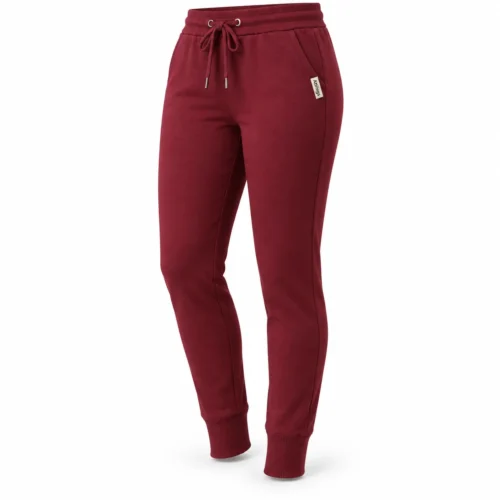 Attirings Women's Slim Fit Ribbed Ankle Joggers angle view