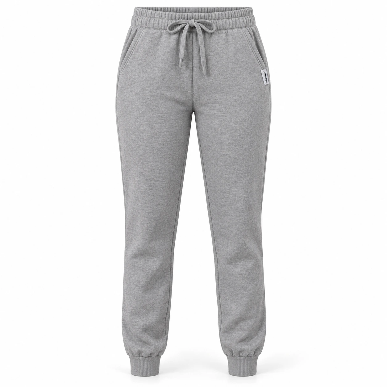Attirings Women's Regular Fit Drawstring Waist Joggers, front view - AI sample