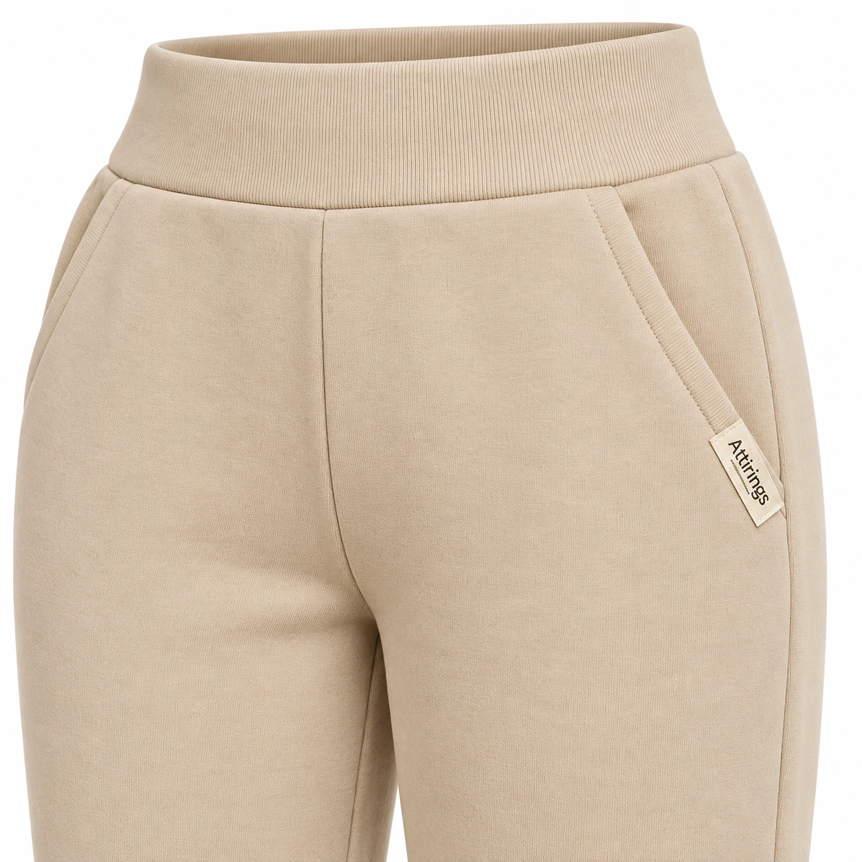 Attirings Women's Regular Fit High-Rise Joggers detail view