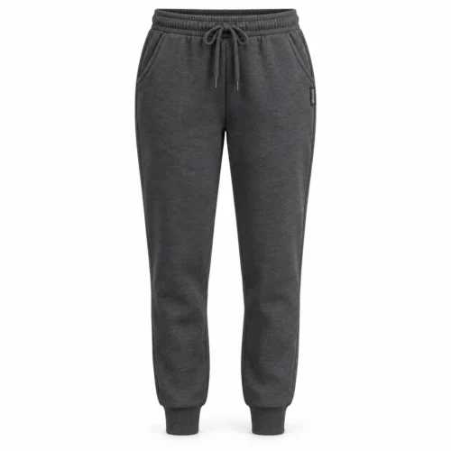 Attirings Women's Regular Fit Fleece-Lined Joggers, front view - AI sample