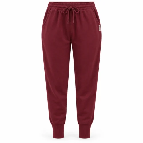 Attirings Women's Relaxed Fit Ribbed Ankle Joggers, front view - AI sample