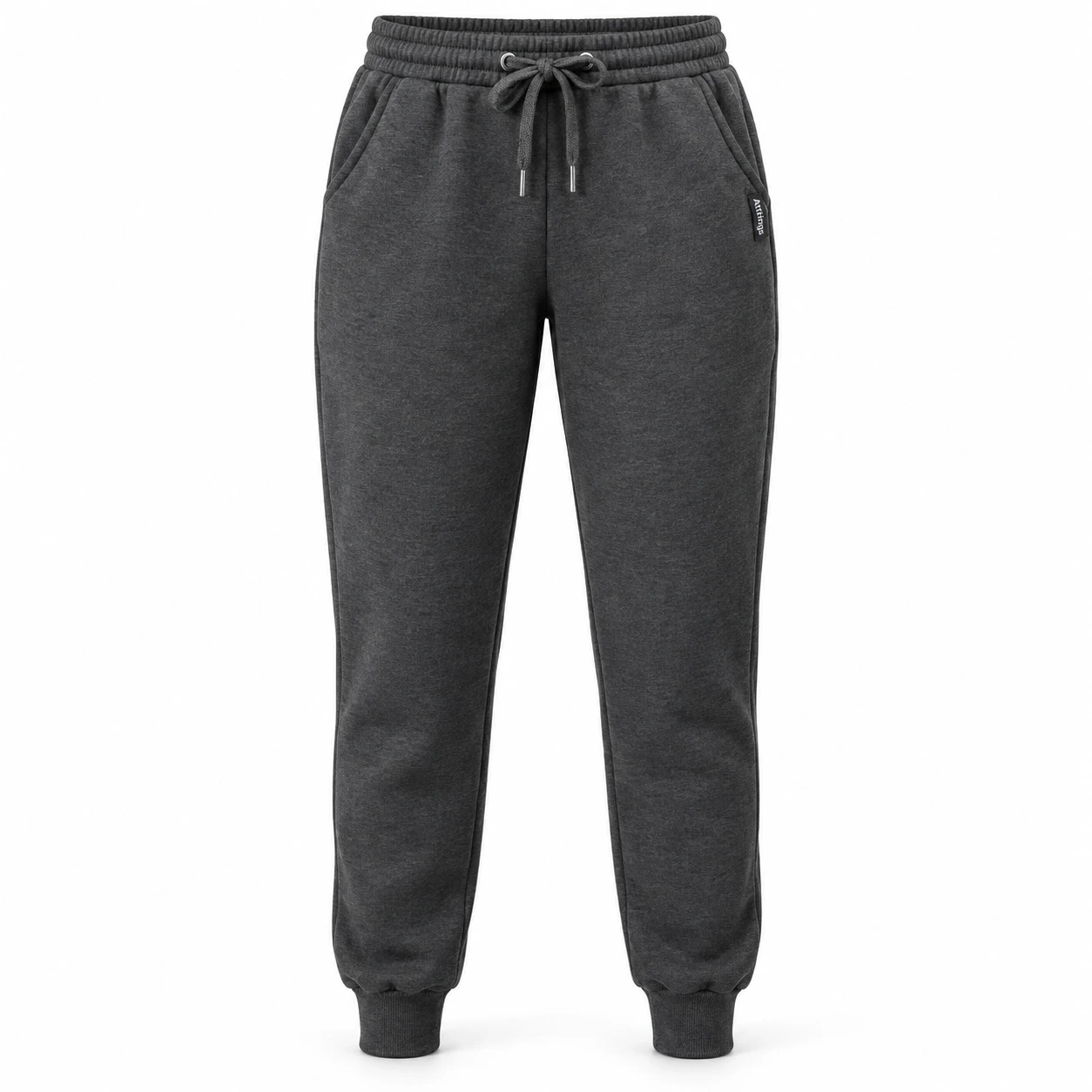Attirings Women's Classic Fit Fleece-Lined Joggers, front view - AI sample