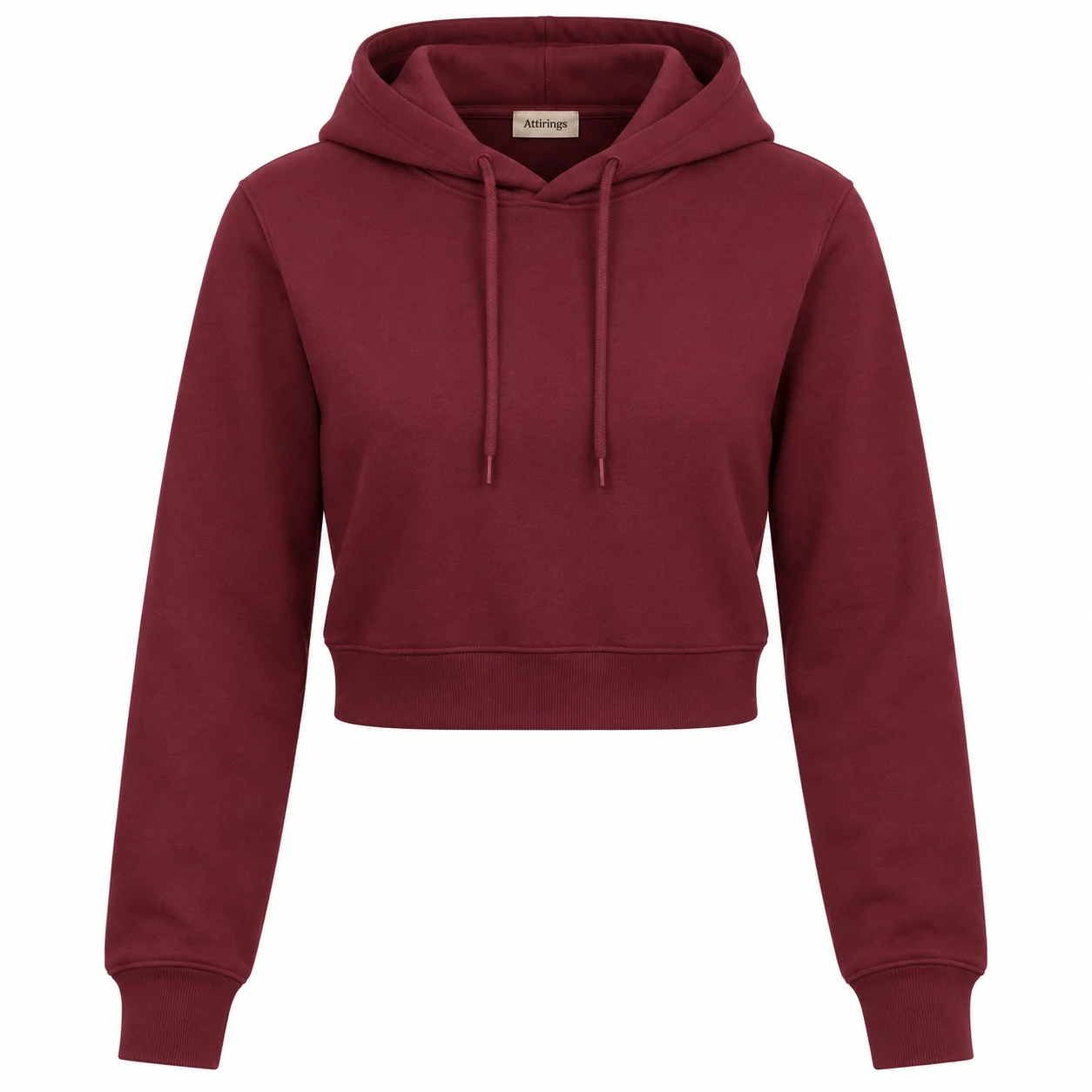 Women’s Classic Fit Cropped Hoodie – front – AI Design Sample Women's Hoodies collection illustration for wholesale enquiries