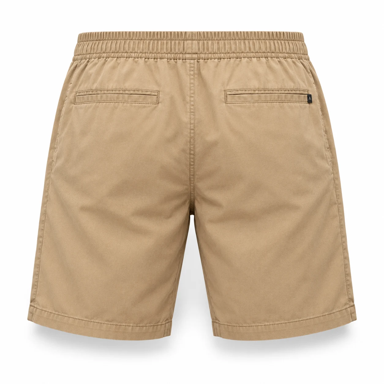 Men's Classic Fit Elastic Waist Shorts - back view - Attirings