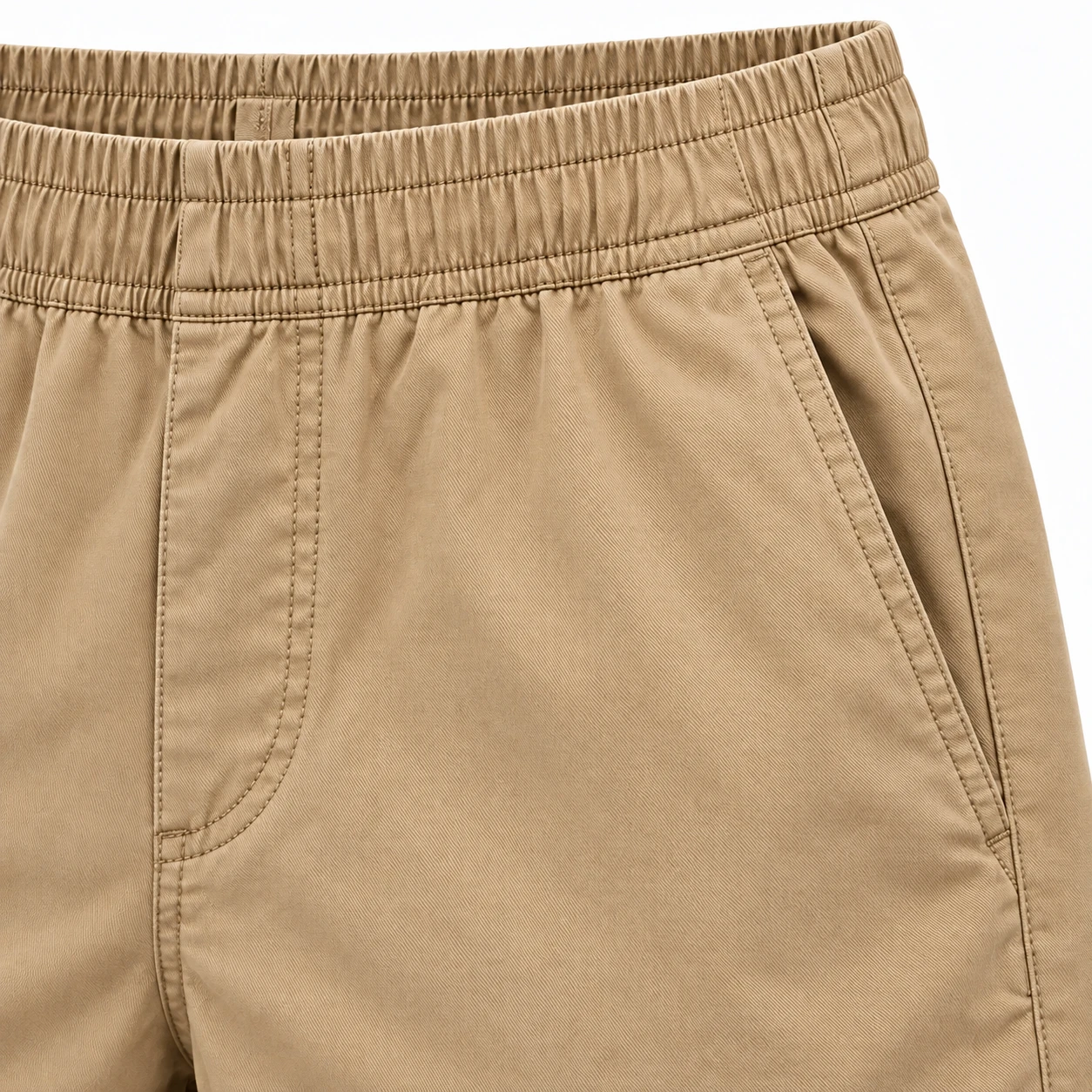 Men's Classic Fit Elastic Waist Shorts - detail view - Attirings