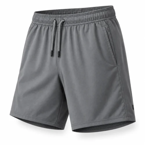 Men's Classic Fit Mesh Lined Shorts - angle view - Attirings