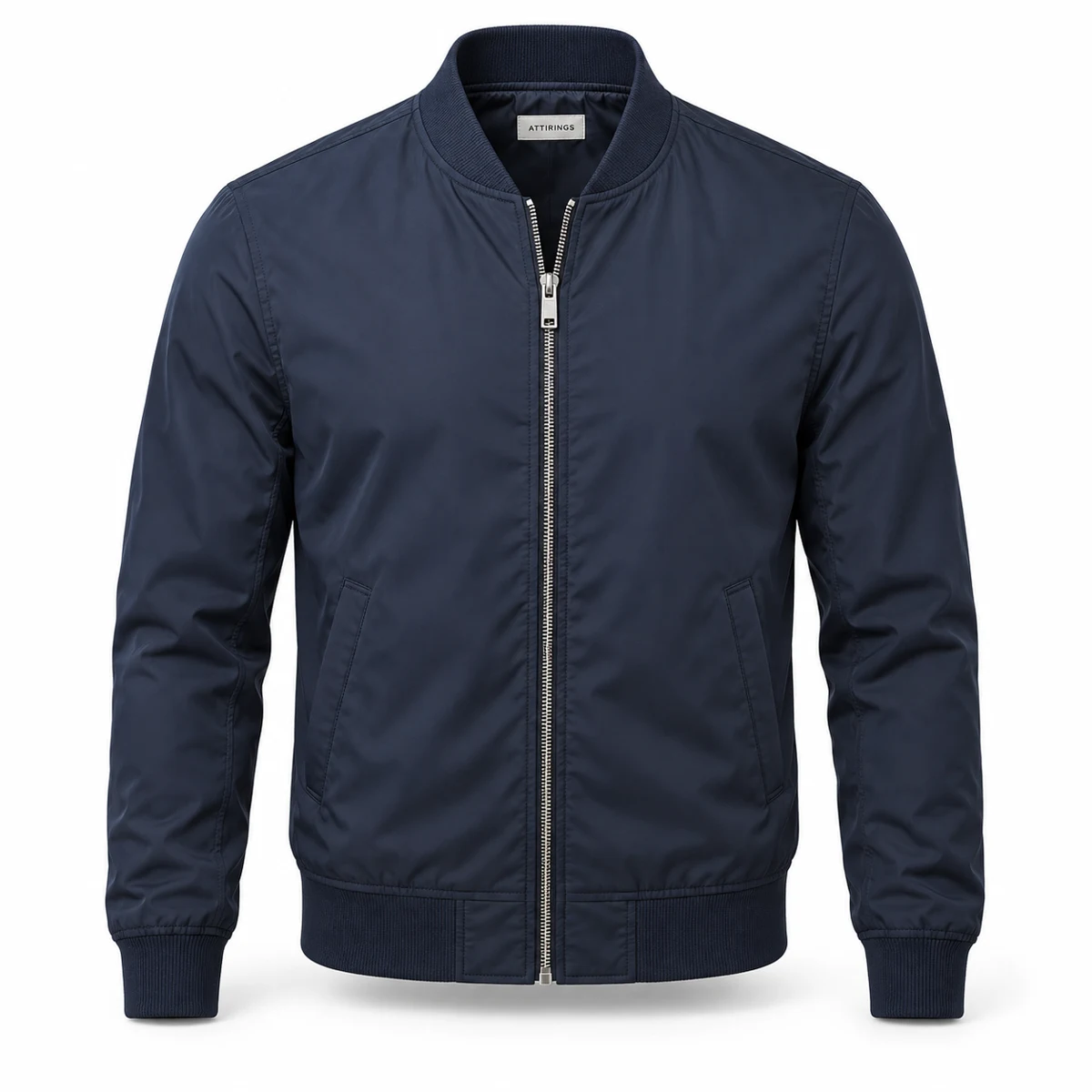 Men's Slim Fit Bomber Style Jacket - representative jacket design