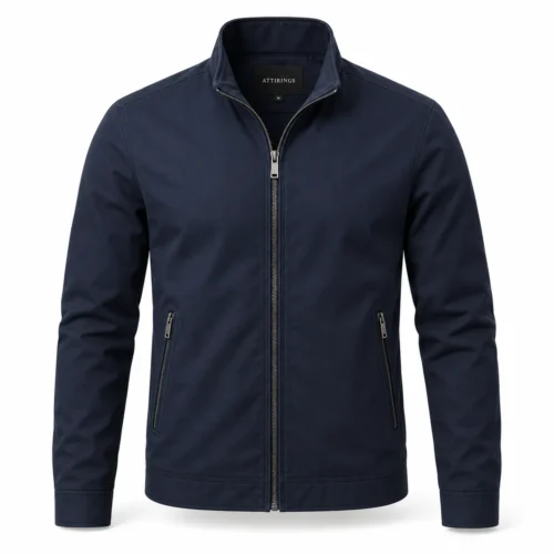 Men's Slim Fit Zip-Up Jacket - representative jacket design
