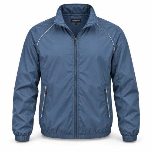 Men's Classic Fit Windbreaker Jacket - representative jacket design