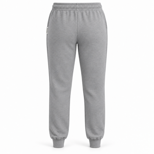 Women's Classic Fit Drawstring Waist Joggers - back design mockup - Attirings