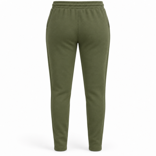 Women's Classic Fit Tapered Leg Joggers - back design mockup - Attirings